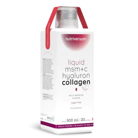 Nutriversum - Liquid Collagen +MSM +C +Hyaluron - 500ml