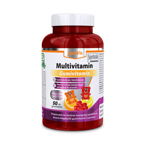 JutaVit - Multivitamin 60x gumivitamin gyermekeknek JutaVit - Multivitamin 60x gumivitamin gyermekeknek