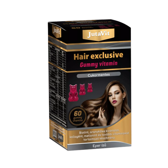JutaVit - Hair Exclusive Cukormentes Gumivitamin 60x JutaVit - Hair Exclusive Cukormentes Gumivitamin 60x