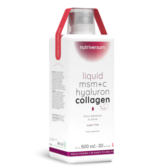 Nutriversum - Liquid Collagen +MSM +C +Hyaluron - 500ml