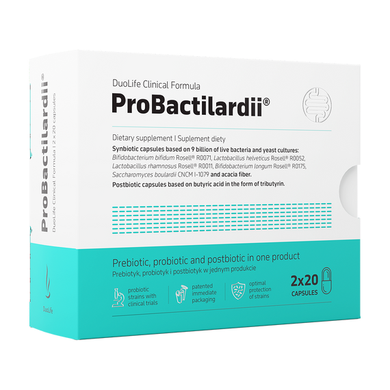 ProBactilardii® - 2x20 multibiotikum kapszula ProBactilardii® - 2x20 multibiotikum kapszula