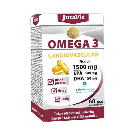 JutaVit - Omega-3 Cardiovascular 1500mg 60x kapszula