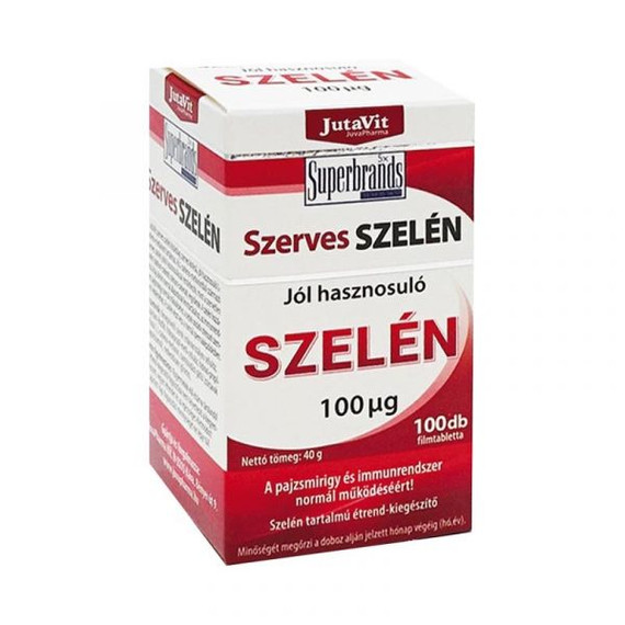 JutaVit - Szerves Szelén 100µg 100x filmtabletta JutaVit - Szerves Szelén 100µg 100x filmtabletta