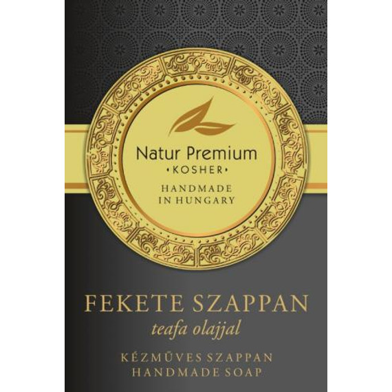 Natur Premium - Fekete szappan teafa olajjal Natur Premium - Fekete szappan teafa olajjal