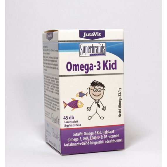 JutaVit - Omega-3 Kid 45x lágykapszula gyermekeknek