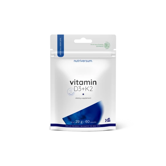 Nutriversum - D3+K2-vitamin - 60x kapszula