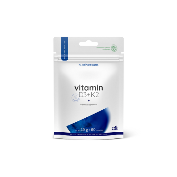 Nutriversum - D3+K2 - 60 kapszula